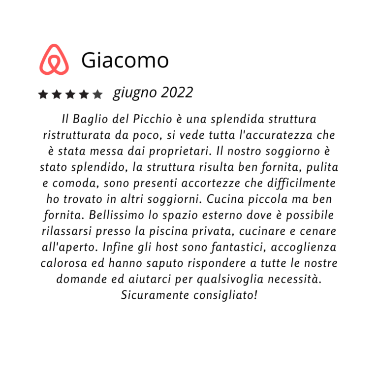 Airbnb giugno 2022