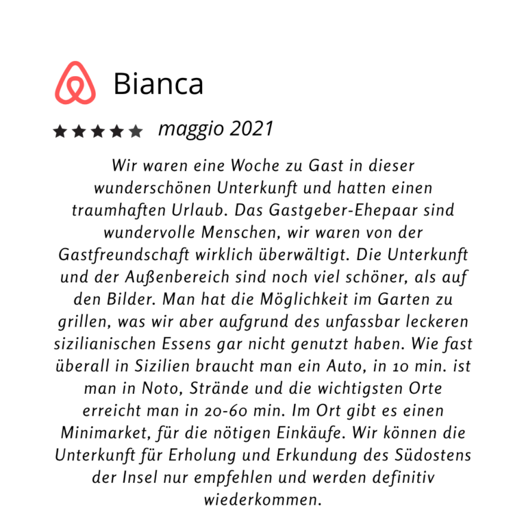 Airbnb maggio 2021